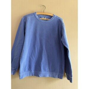 Comfort Colors Periwinkle Blue Long Sleeve Crew Neck Sweatshirt Women’s Size S